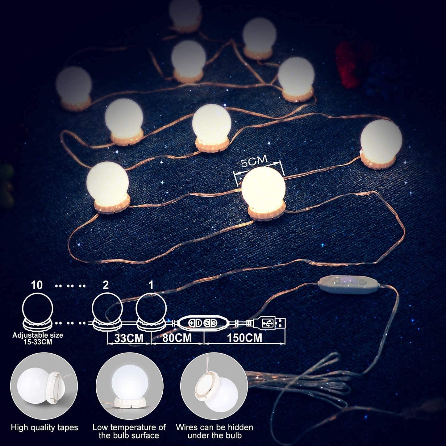 Imported™ Led Vanity Lights Strip
