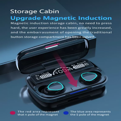 M10 Earbuds With Power Bank