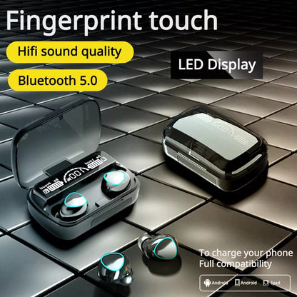 M10 Earbuds With Power Bank