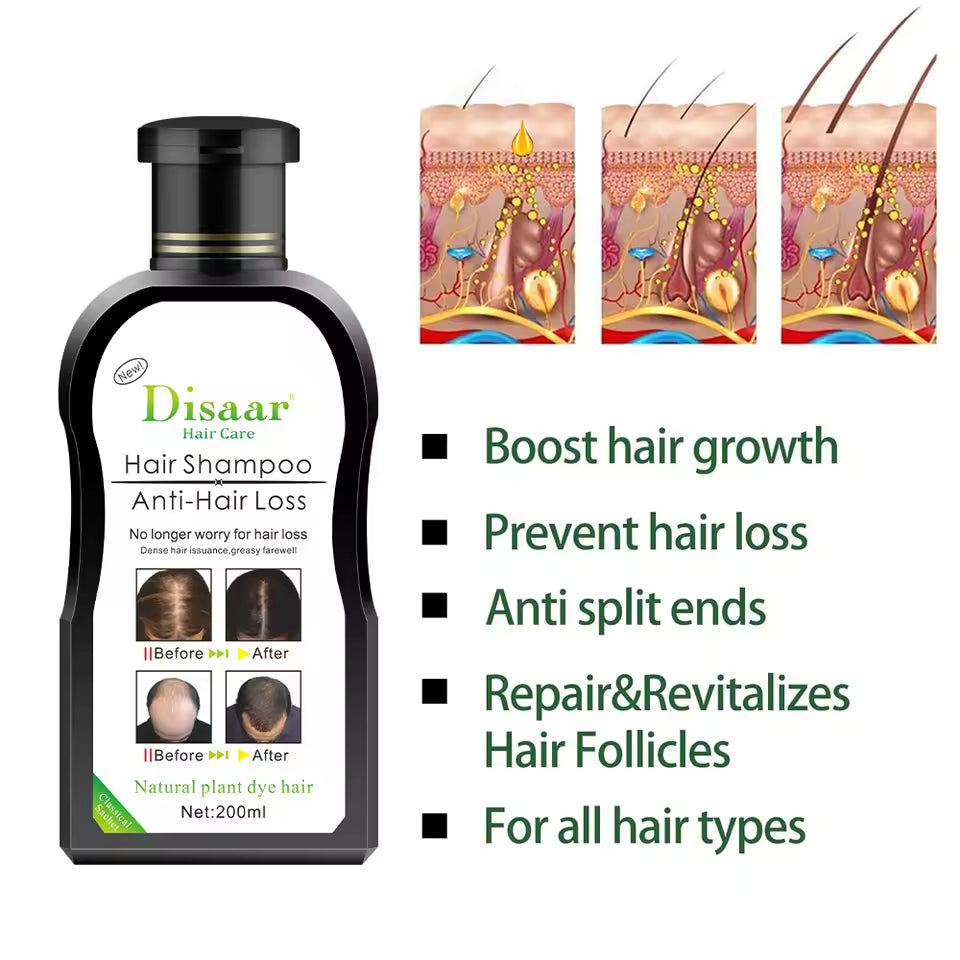 Imported™ Disaar Hair Shampoo Anti Hair Loss + Free Hair Essental Oil 🎁