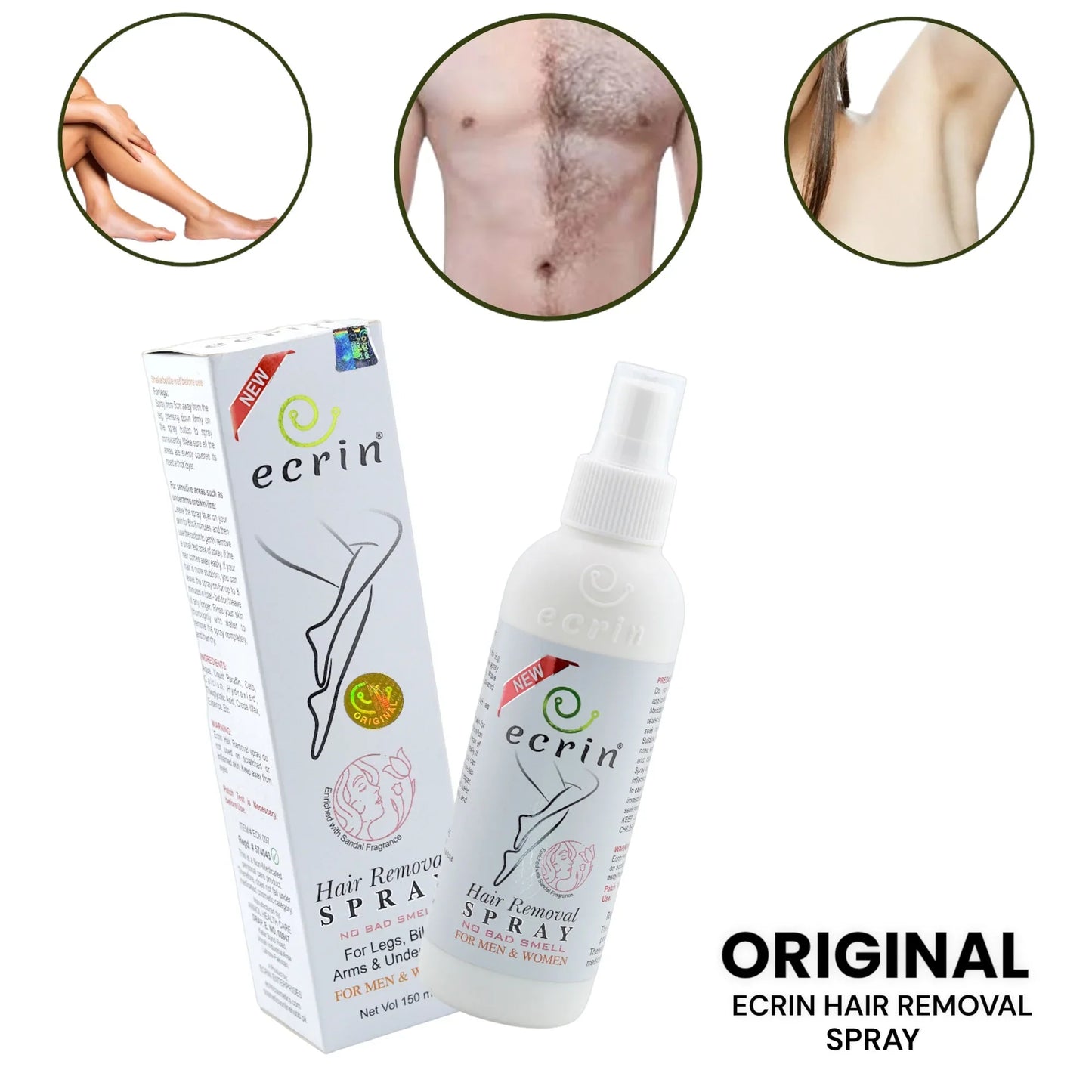 Imported™ Orignal Ecrin Hair Removal Spray 😍