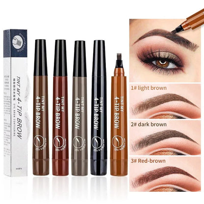 Imported™ 2 in 1 - 4 Points Eyebrow & Hairline Pencil [Buy 1 Get 1 Free] 😍
