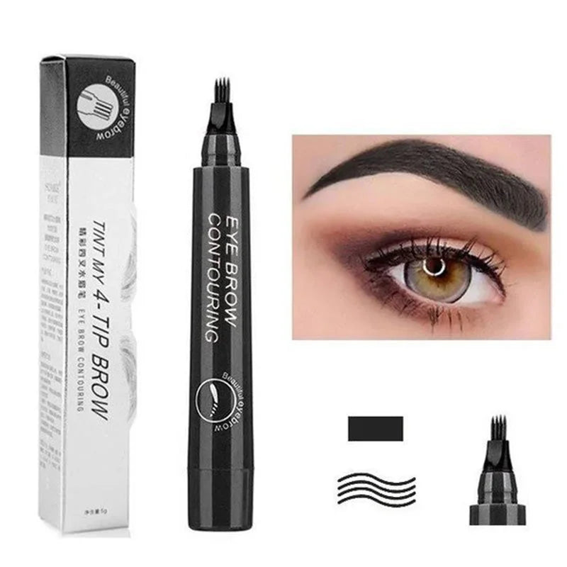 Imported™ 2 in 1 - 4 Points Eyebrow & Hairline Pencil [Buy 1 Get 1 Free] 😍