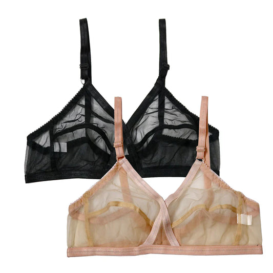 Imported™ Non-Padded Wire Free Transparent Net Bra [Buy 1 Get 1 Free] 😍