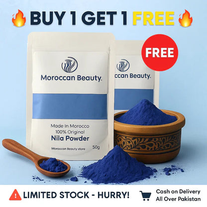 Imported™ 100% Original Moroccan Nila Whitening Powder 100g [Buy 1 Get 1 Free] 😍