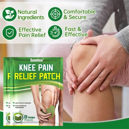 Knee Pain Relief Patch, Warming Herbal Plaster Pain Patches