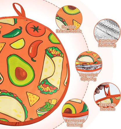 Imported™ Roti Heat Insulated Cloth Pouch [Buy 1 Get 1 Free] 😍