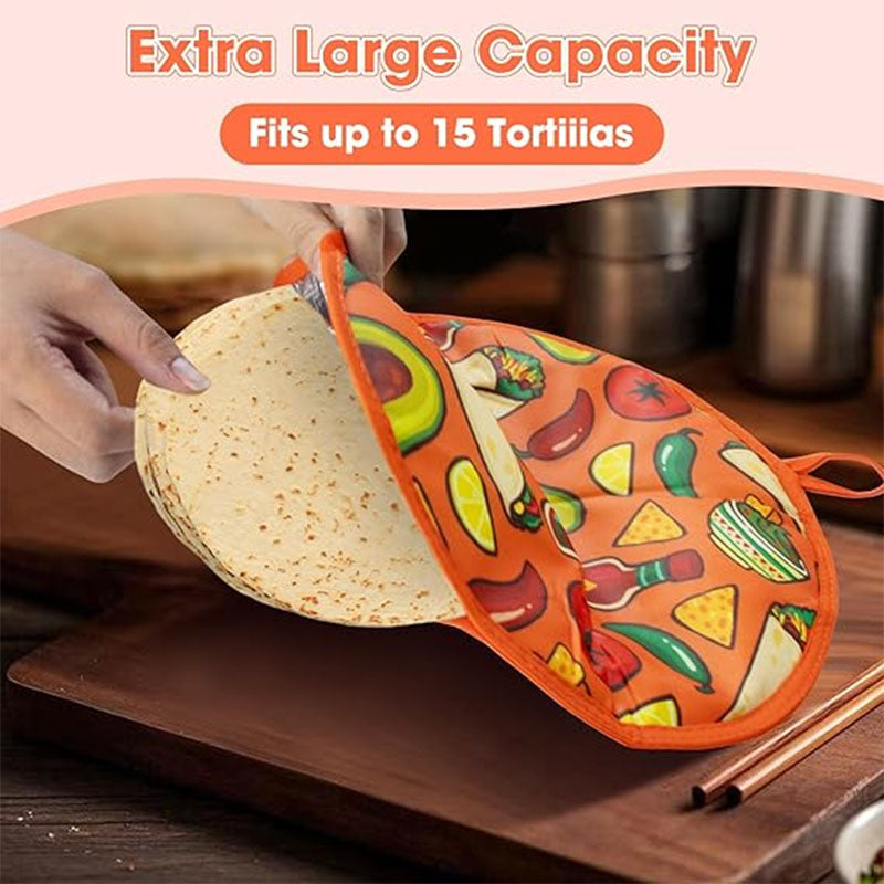 Imported™ Roti Heat Insulated Cloth Pouch [Buy 1 Get 1 Free] 😍